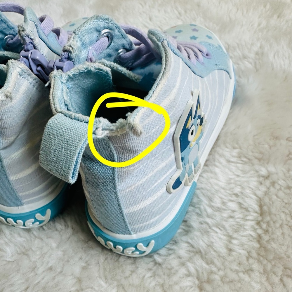 Bluey Girl  High Top Sneakers - Picture 7 of 15